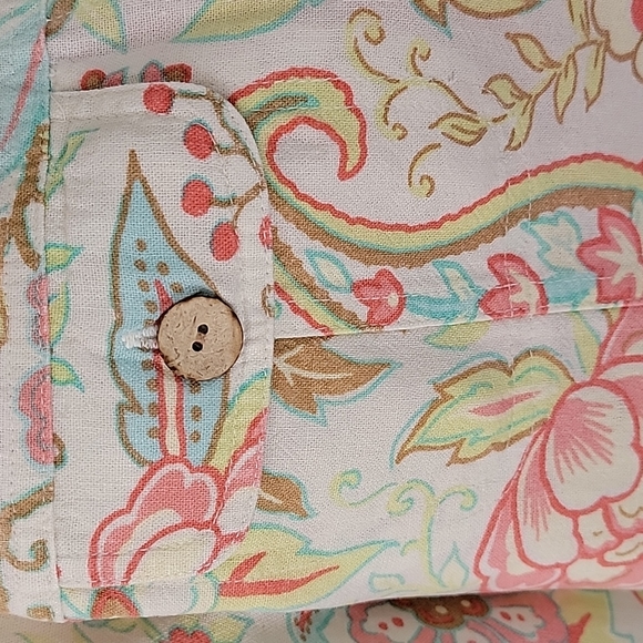 Coldwater Creek Women's Colorful Floral Print Jacket Petite M - Picture 3 of 6